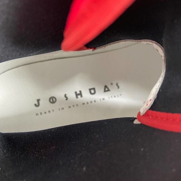 Joshua Sanders Zenith White Red Chunky Fashion Lace Up Sneaker NWB European 38 - Picture 5 of 8